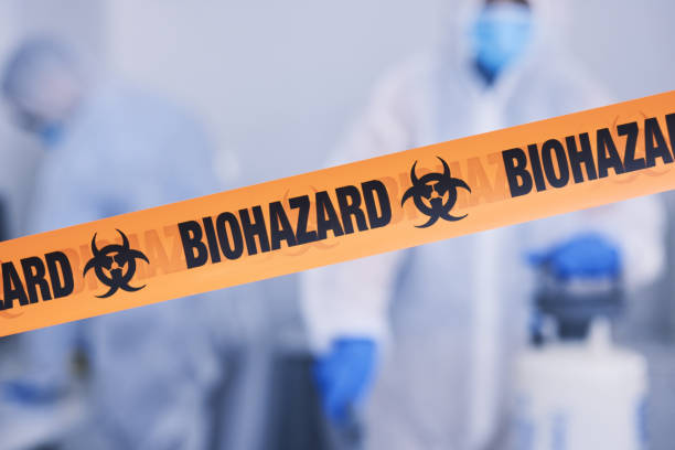 Professional Biohazard Cleanup technician working in Evanston, WY